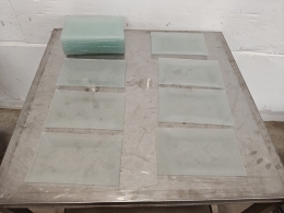 20 glass plates - 29.5 x 18.5 cm